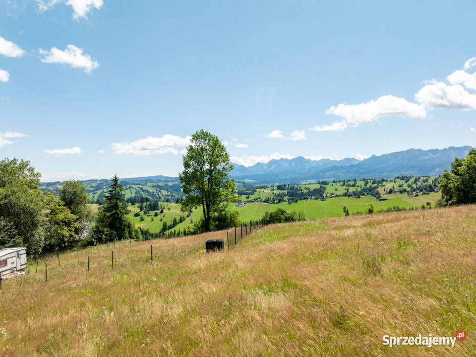 Sierockie Działka z widokiem na Tatry 1206M2 polna