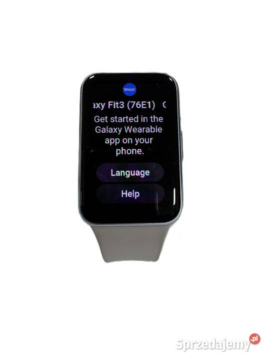 Smartwatch Samsung Galaxy Fit3 Srebrny 5 ATM Elbląg sprzedam
