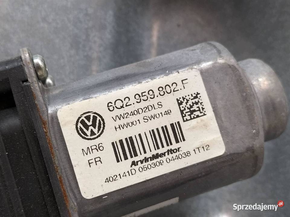 MECHANIZM SZYBY LEWY PRZÓD 3D LIFT 6Q2959802F VW sprzedam