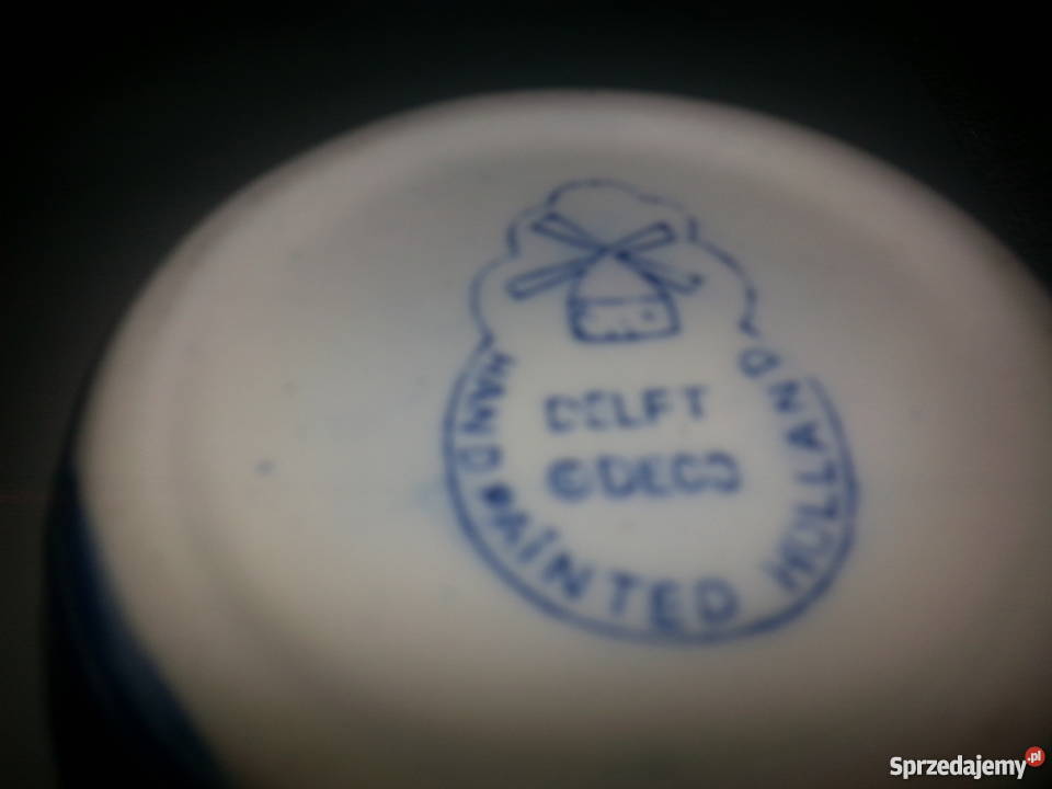 Swiecznik DELFT HOLLAND Porcelana i szkło Kraków