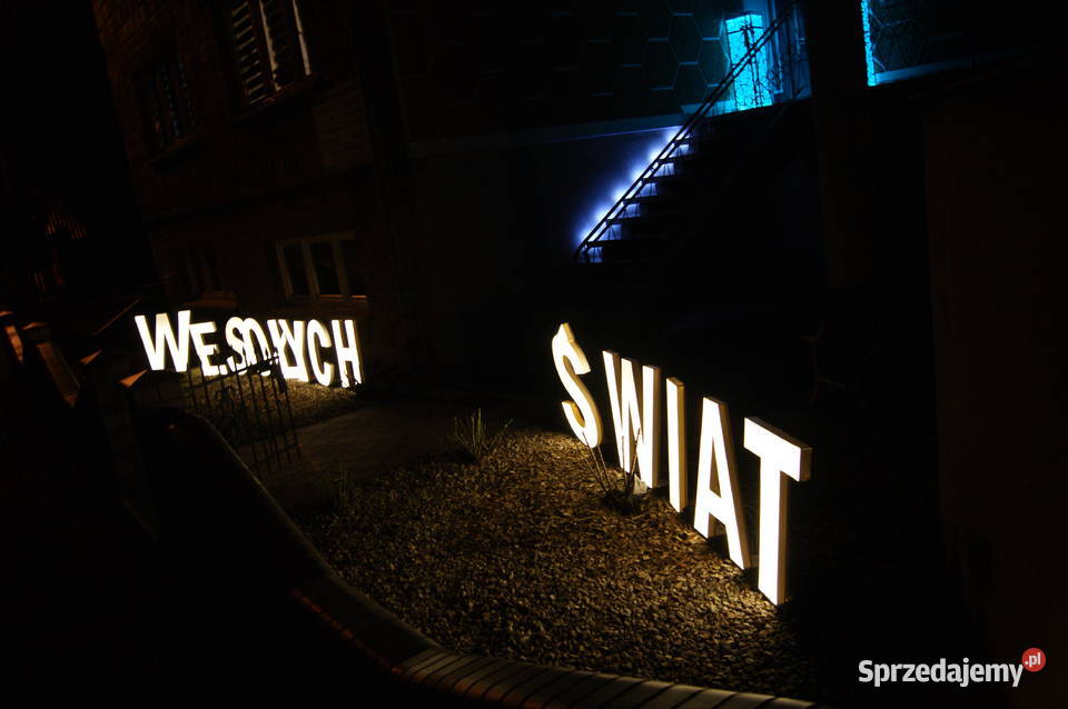 Napis Litery LED Wesołych świąt inne Bukówiec Górny sprzedam