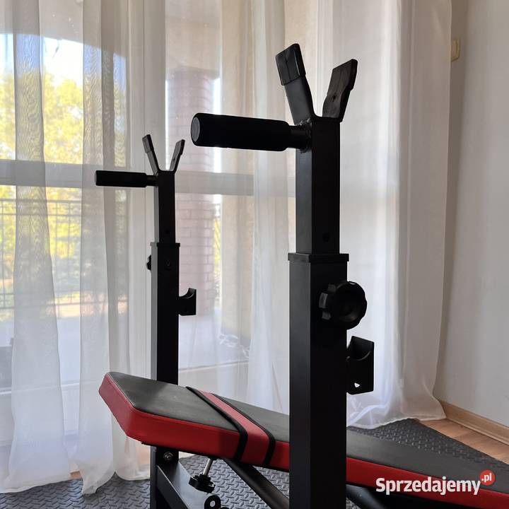 Zestaw Do Ćwiczeń 126 Siłownia Ławeczka Hantle Łuków