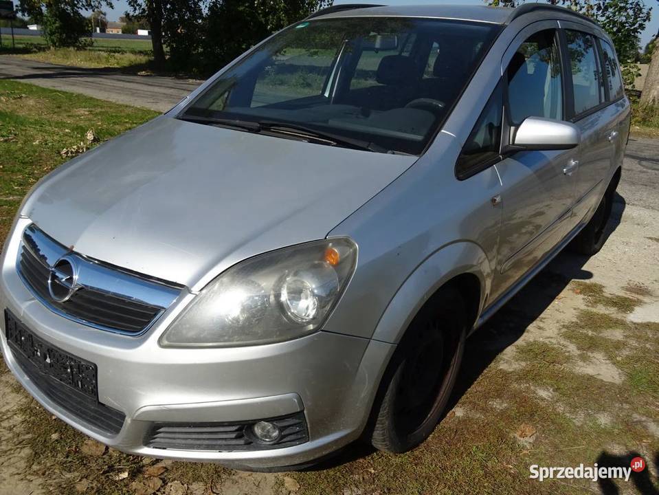 Drzwi szyba mechanizm podnośnik srebrne Zafira B Parcice