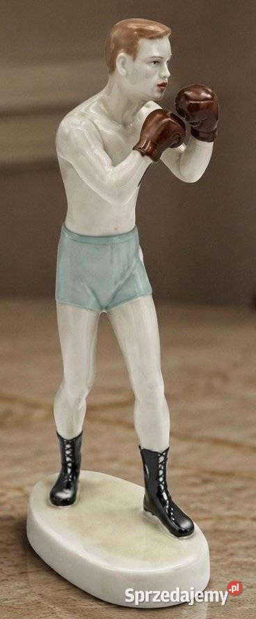 Porcelanowa figurka bokser Hóllóhza z Węgier sprzedam