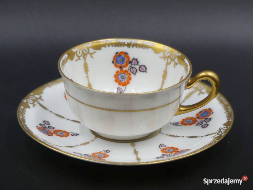 Zjawiskowy cienkościenny komplet do mokki wielkopolskie sprzedam