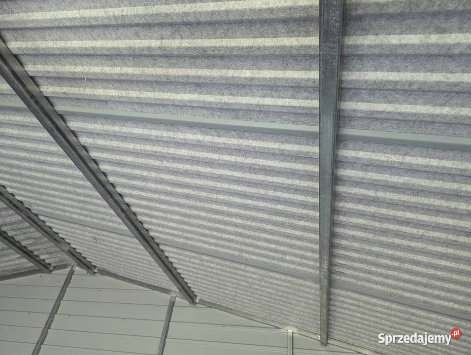 garaż blaszany 12x6 9x6 wiata hala pod warsztat samodzielny małopolskie Sucha Beskidzka
