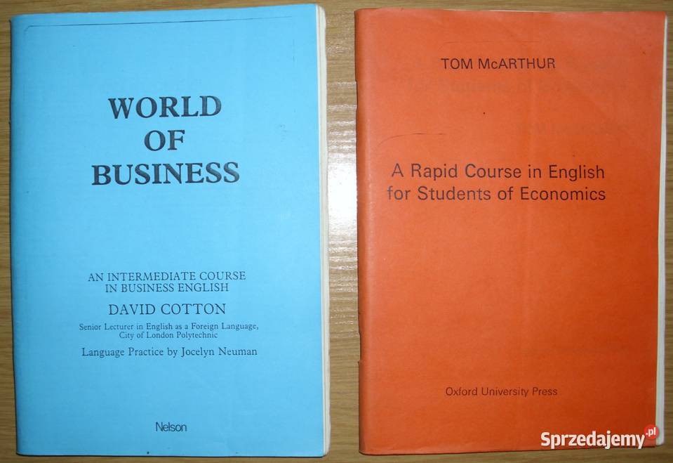 Business English skrypty uniwersyteckie ekonomia Warszawa sprzedam