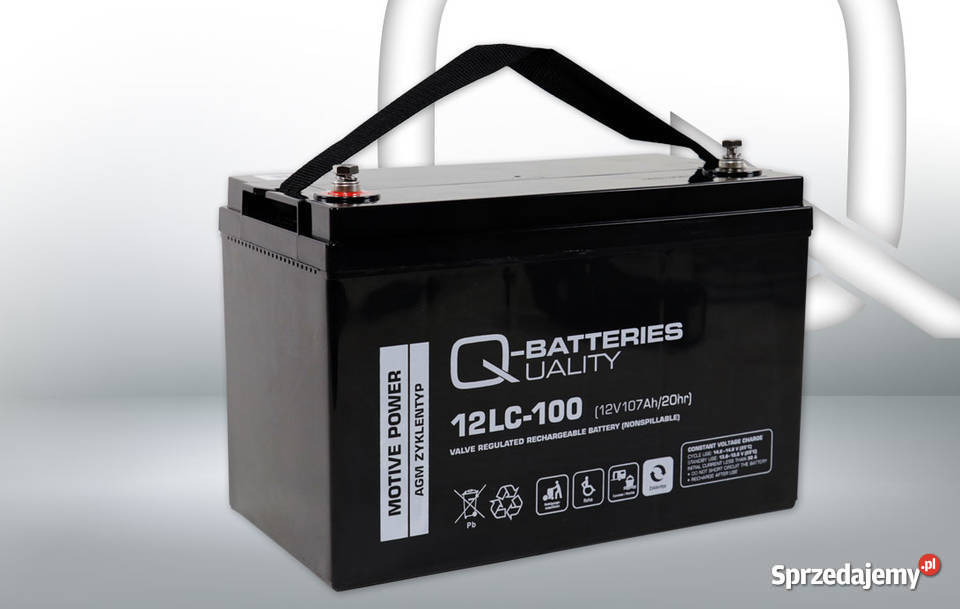 Akumulator żelowy AGM GEL 100 107 Ah Białystok sprzedam