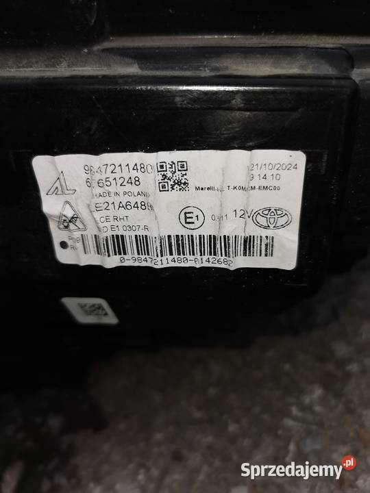 Lampa lewa prawa toyota Proace 2 lift Kraków sprzedam