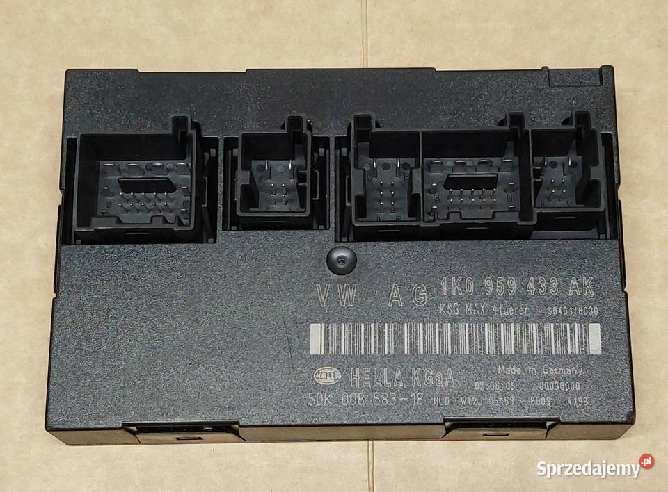 MODUŁ KOMFORTU VW SEAT SKODA 1K0959433AK dolnośląskie Mielęcin sprzedam