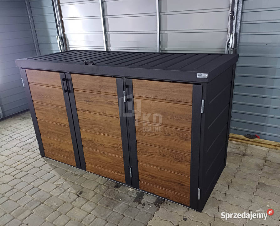 Zabudowa koszy na śmieci wiata obudowa łódzkie Bełchatów sprzedam