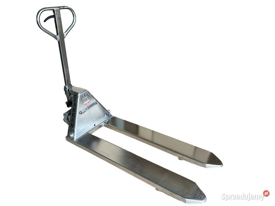 Wózek paletowy nierdzewny INOX Zakrem do