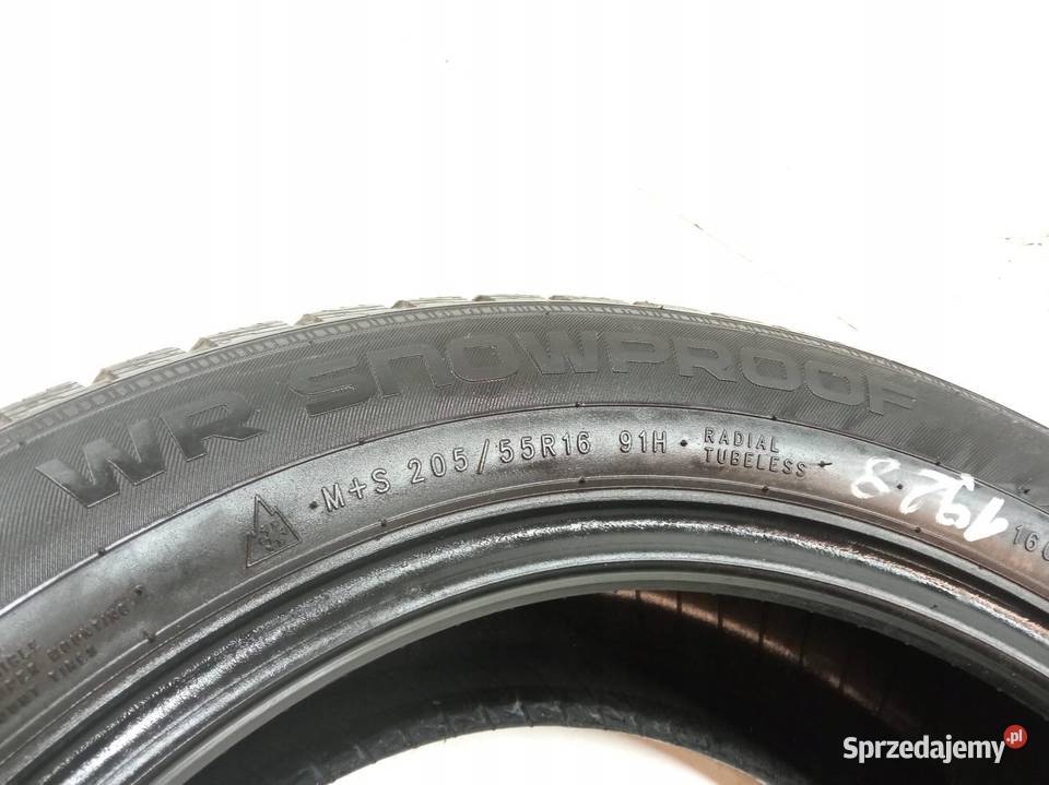 2x OPONA ZIMOWA NOKIAN WR SNOWPROOF 20555R16 16cale