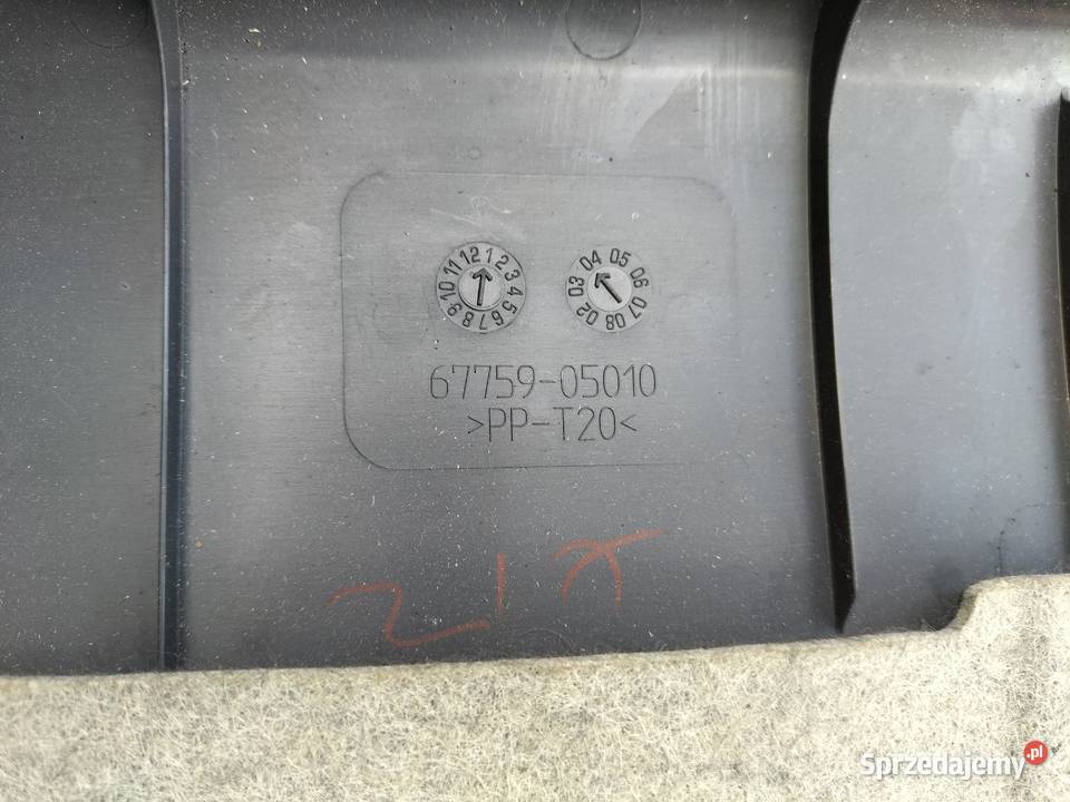 AVENSIS T25 KOMBI 6775905010 OSŁONA TAPICERKA osobowe lubelskie Kamień-Kolonia