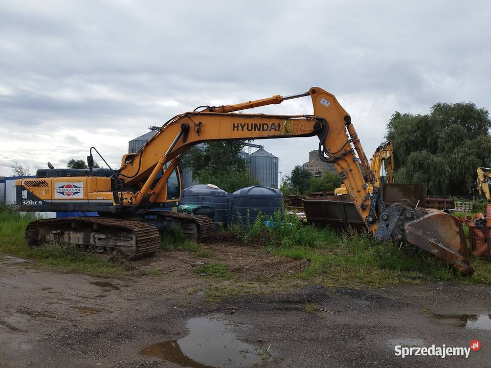 Syndyk sprzeda koparkę gąsienicową HYUNDAI Szczecin sprzedam