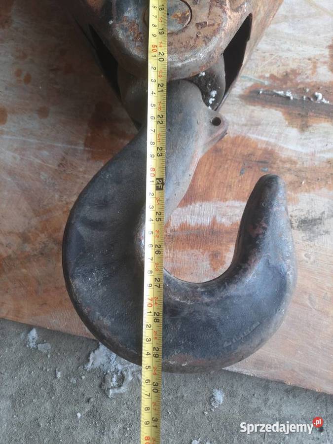 Zblocze linowe hak dźwig 2t 5t Dźwigi, podnośniki Dobromierz