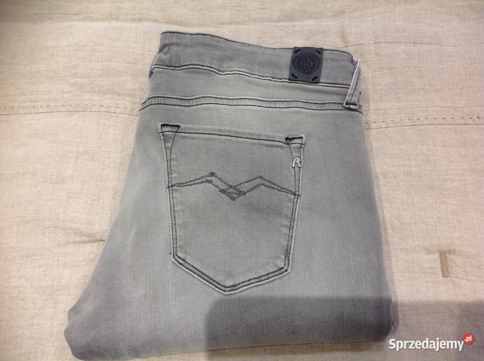 REPLAY Szare Spodnie Jeans Damskie r L W 29 L 34 Nowa Sól