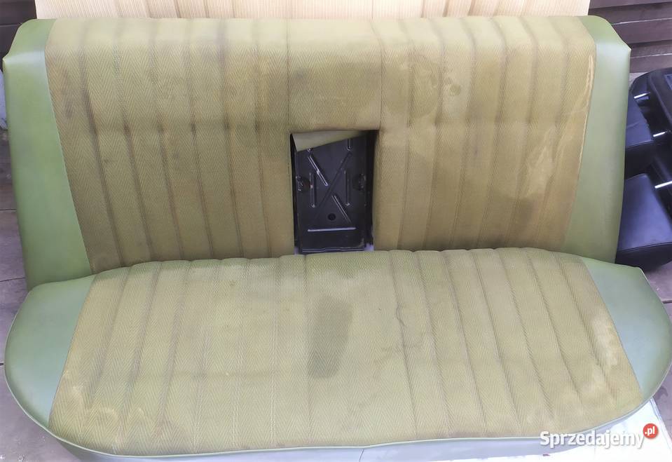Mercedes W123 kanapa tył zielona 2seria Łagiewniki