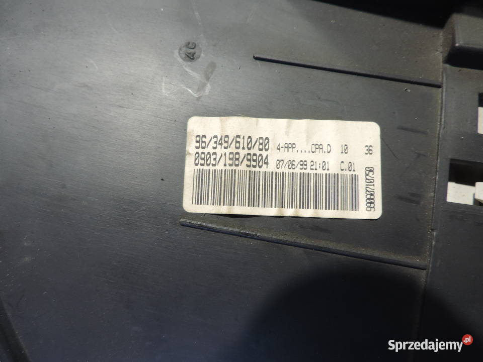 LICZNIK PEUGEOT 206 19D 2WTYCZKI 9634961080 osobowe Nowy Sącz sprzedam