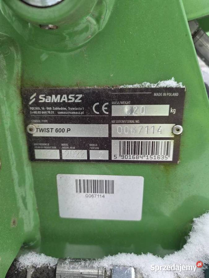 Zgrabiarka Samasz Twist 600 Janowice Wielkie