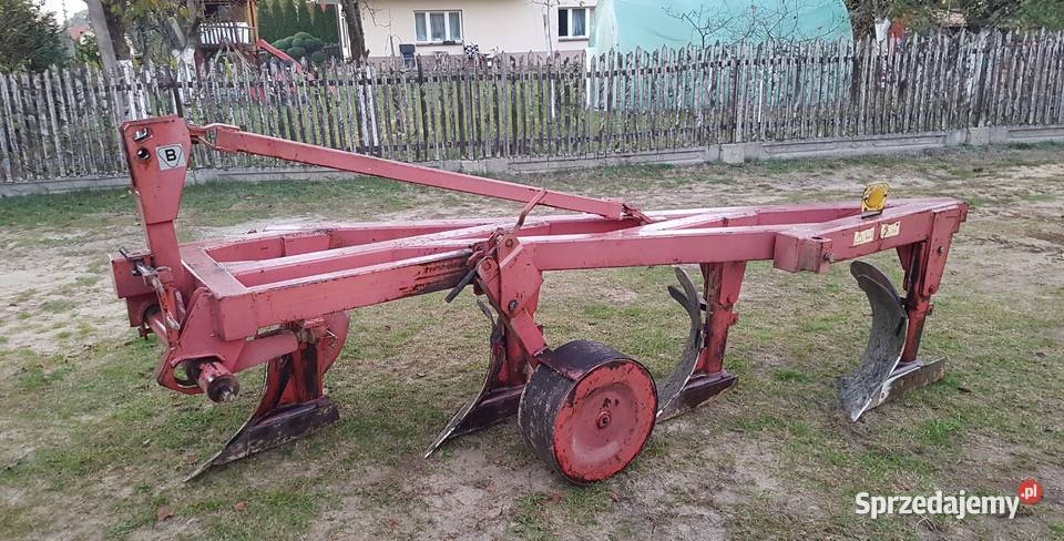 Pług zagonowy Duży 4x40 wysoka i zrywalna małopolskie Dąbrowa Tarnowska