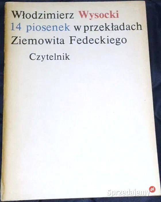14 piosenek w przekładach Ziemowita Fedeckiego W miękka Chełm