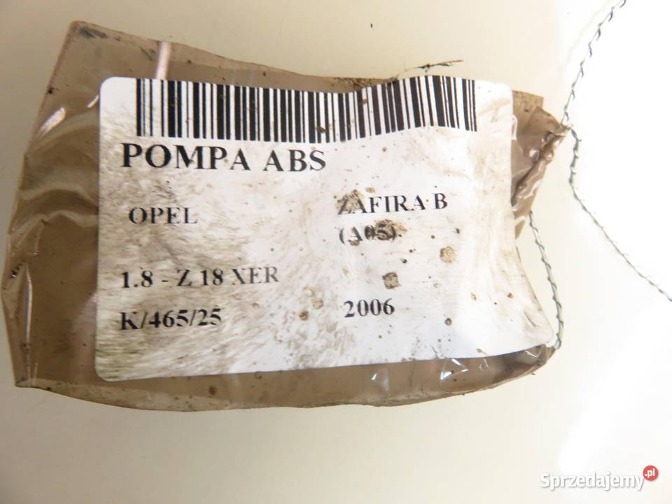 POMPA ABS OPEL ZAFIRA B A05 10096005663 sprzedam