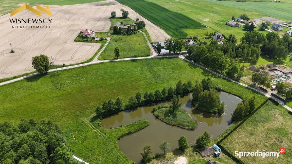 Działka budowlana 1224 m2 Zajezierze wydane WZ Sprzedaż Grunty i działki