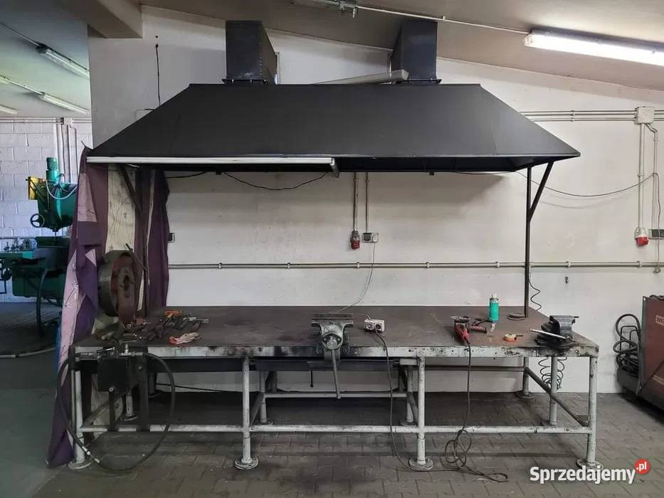 Profesjonalny stół spawalniczy z okapami ideał mazowieckie