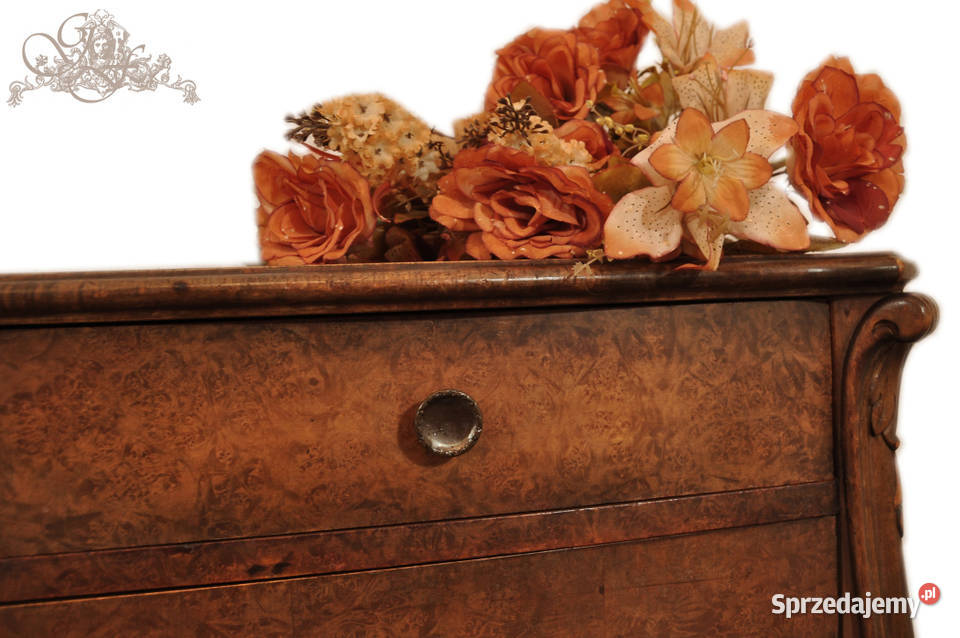 PRZEPIĘKNA ANTYCZNA SYPIALNIA OLBRZYMIE ŁOŻE i