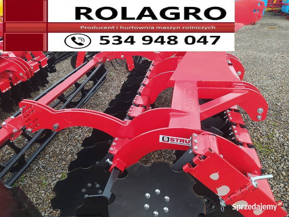 Brona talerzowa TIGER 560 talerze z wałem Lubartów