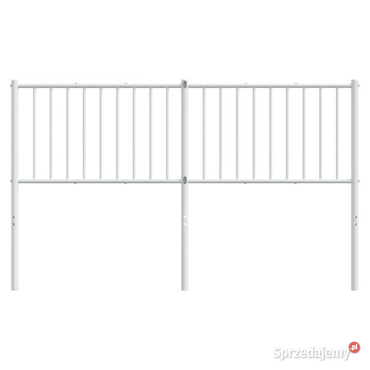 Metalowe wezgłowie białe 160 WM350966 Warszawa