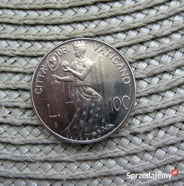 Watykan 100 Lirów 1980r Ładna Numizmatyka Kalisz