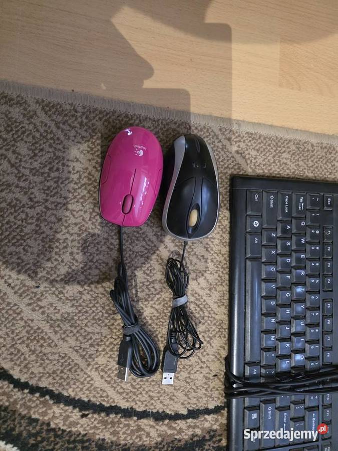 Klawiatura myszki obudowa dysku HDD z zasilaczem