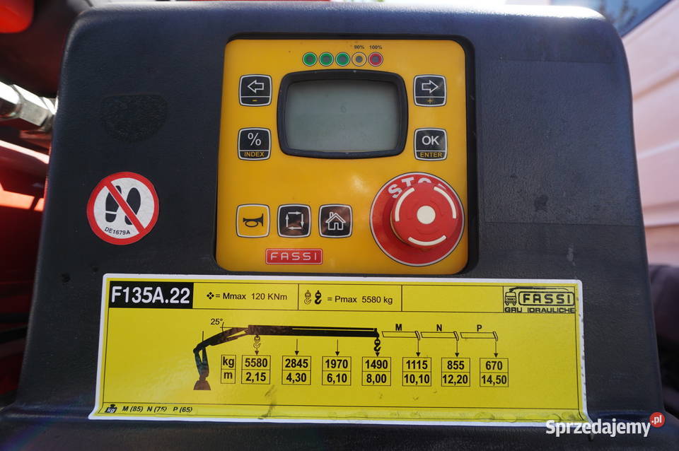 Renault C280 P4x2 E6 HDS Fassi 56 t Zasięg 8