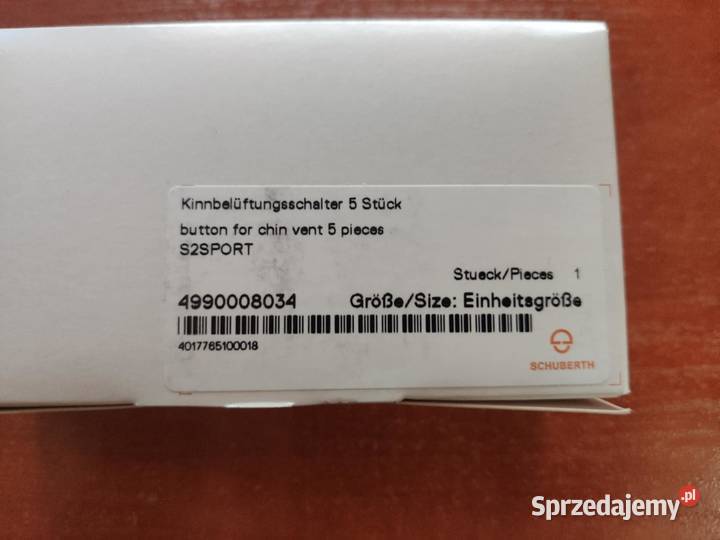 Przełącznik wentylacji podbródka do kasków Wyszków
