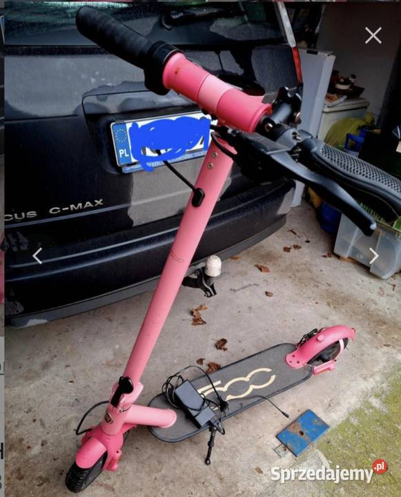 Hulajnoga elektryczna fiat f500 różowa Ostrów Mazowiecka