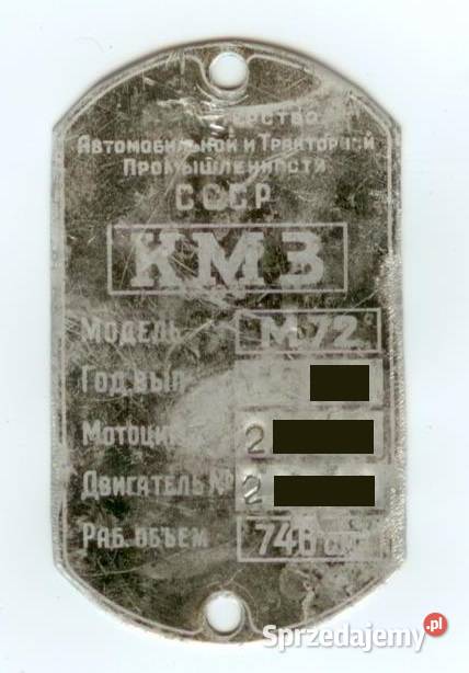 M72 1959 Zarejestrowana Celestynów
