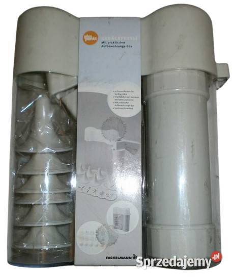 Prasa do ciastek i churros 10 plastrów 6 nasadek