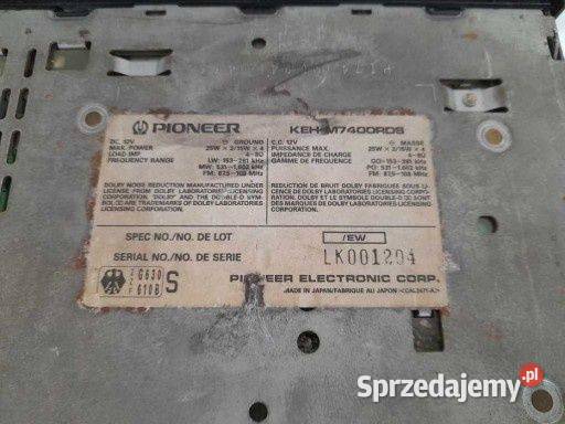Kolekcjonerskie radio na kasety Pioneer