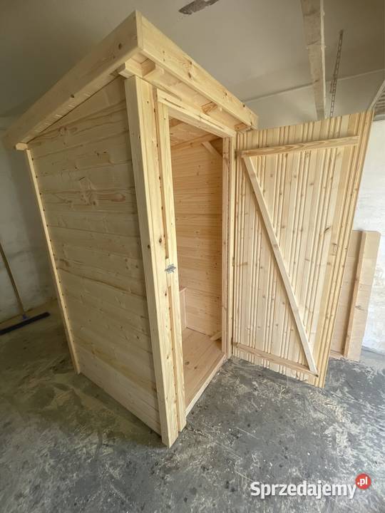 WC XXL drewniane Latryna wychodek Wieluń