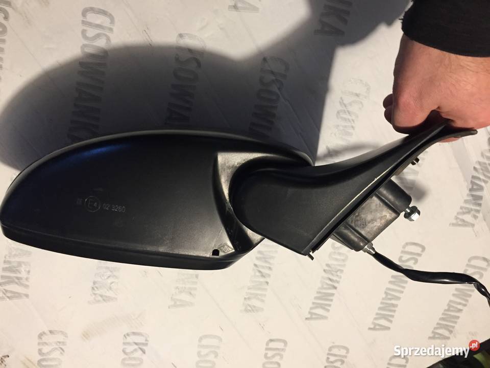 SX4 Lusterko prawe 5 pinów czarne osobowe Biertowice