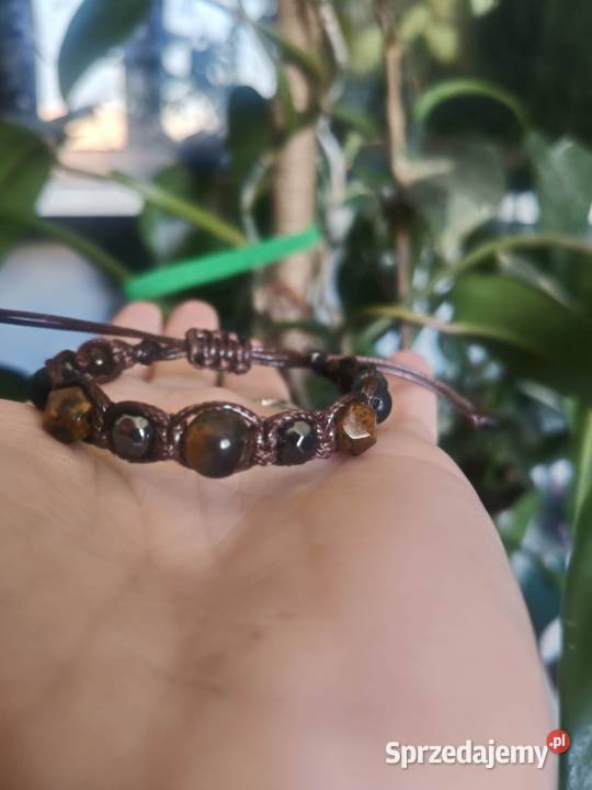 Bransoletka kamień naturalny tygrysie oko Katowice