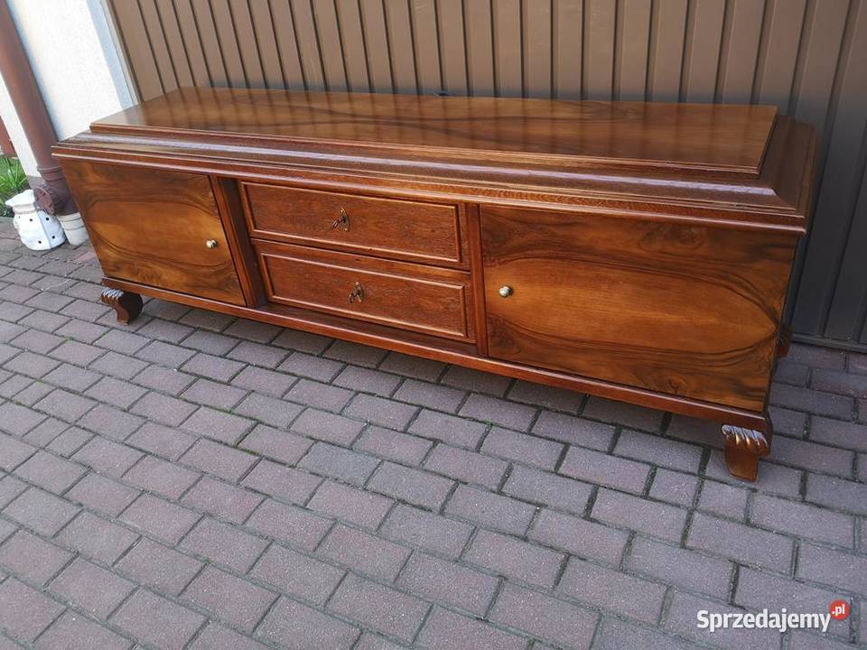 Komoda Szafka RTV Niska ARTDECO 205 OrzechDąb Swarzędz sprzedam