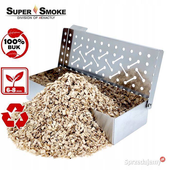 Zrębki Wędzarnicze Super Smoke BUK KL08 68mm Białystok