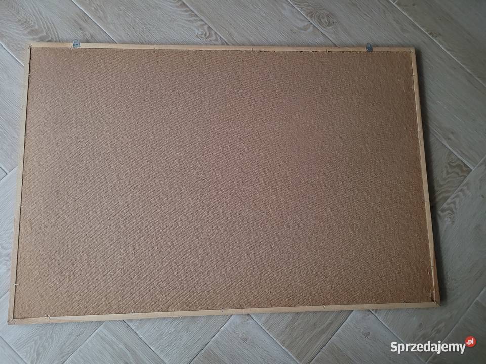Sprzedam tablicę korkową o wymiarach 90 x 60 Zelów