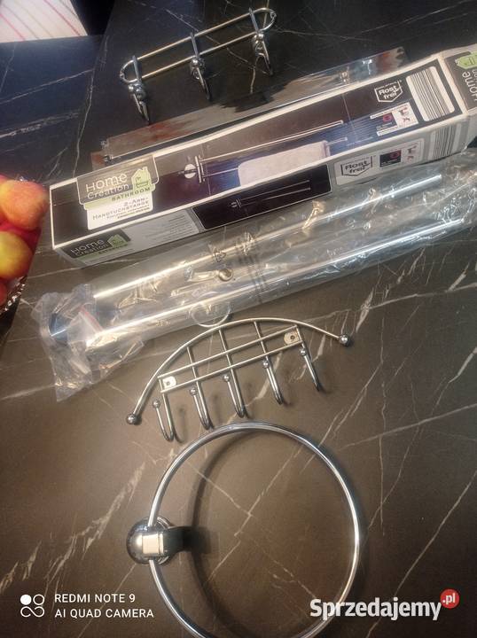 Zestaw 5 wieszaków łazienkowych Szczecin