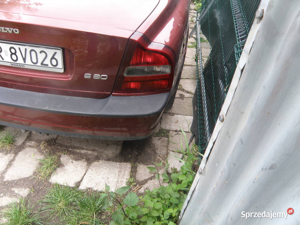 Zderzak tylny tył Volvo s80 I 9806 bordowy 45446 małopolskie Kraków