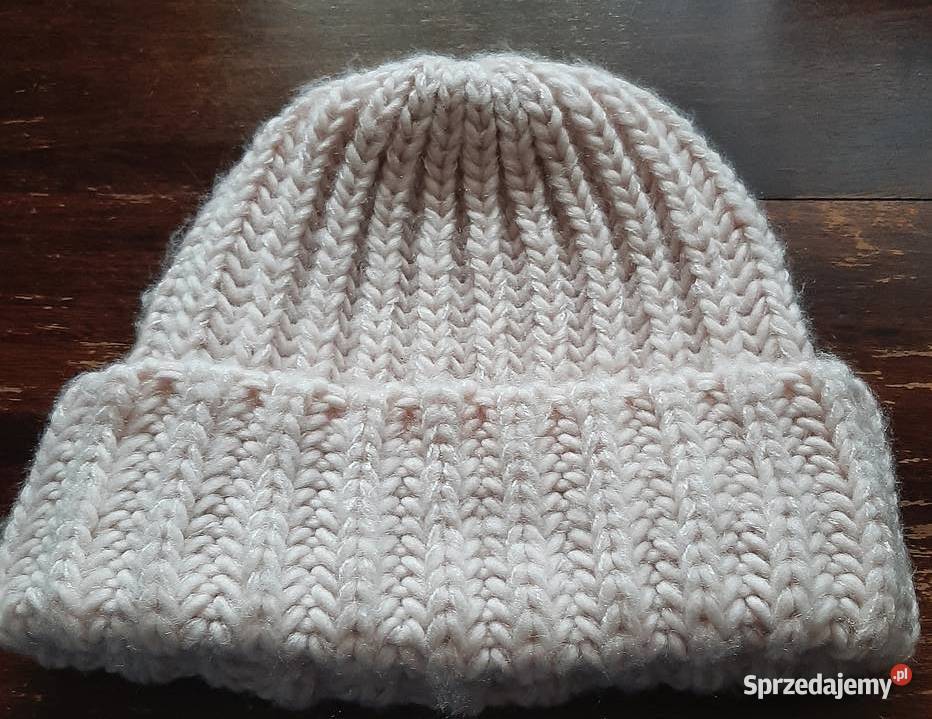 Zimowa czapka marki Zara w kolorze różowym Nakrycia głowy Warszawa