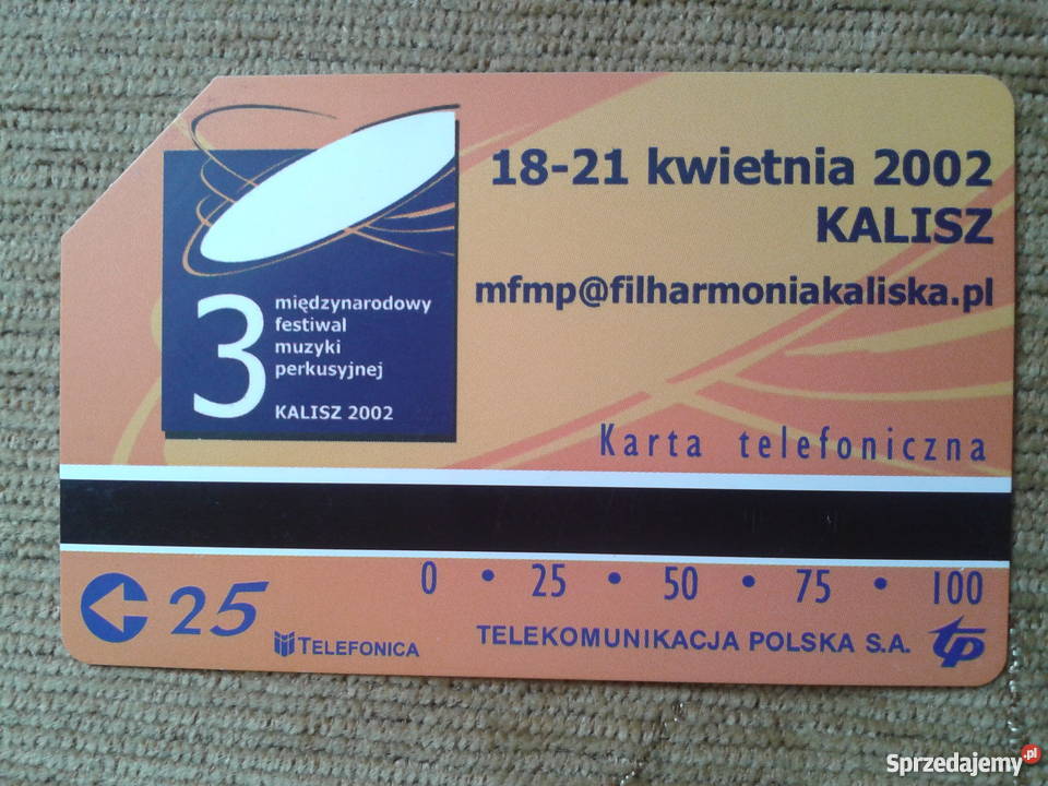 MIĘDZYNARODOWY FESTIWAL MUZYKI PERKUSYJNEJ W Pocztówki i karty telefoniczne Piszczac